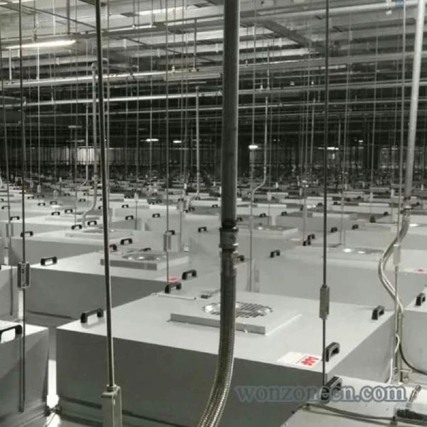 Fan filter unit ceiling grid Design